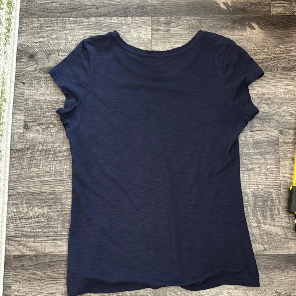 Vintage Express Navy Sequin Tee - Picture 6 of 8